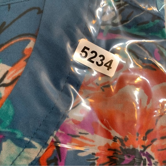 Torrid Blue Floral Harper Pullover Challis Blouse Tunic Size 1X 14-16 Summer Top - Picture 14 of 16